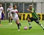 Am&eacute;rica perde de virada e distancia do G6