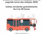 Itaúna terá transporte gratuito de eleitores neste domingo (30)
