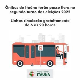 Ita&uacute;na ter&aacute; transporte gratuito de eleitores neste domingo (30)