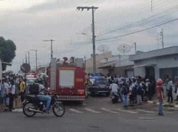 Aluno coloca fogo em secretaria de escola em Passos após discussão; Corpo de Bombeiros e PM foram acionados