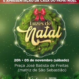 Prefeitura de Nova Serrana faz acendimento das luzes natalinas no pr&oacute;ximo s&aacute;bado (05/11)