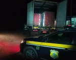 Suspeitos negociavam parte da carga que carregavam quando foram presos