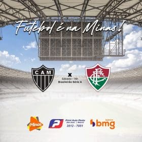 Final de Copa do Mundo para o Galo. Atl&eacute;tico x Fluminense. A Minas FM transmite.