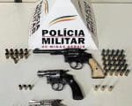Armas e munições são apreendidas na zona rural de Divinópolis