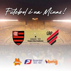 Decis&atilde;o. A Gl&oacute;ria Eterna. Flamengo x Athletico-PR. A Minas FM transmite.