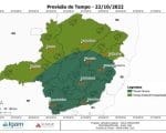 Frente fria passa por Minas Gerais e pode provocar chuvas no final de semana