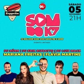 Confira o aftermovie da festa O SOM DO K7 que rolou no último sábado no Zeppelin Music Beer