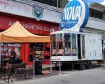 Est&uacute;dio M&oacute;vel da R&aacute;dio Nova Sertaneja esta AO VIVO direto do A&ccedil;ougue do Xara no bairro Interlagos