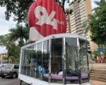 Est&uacute;dio M&oacute;vel 94 em parceria com a Unifenas com v&aacute;rias a&ccedil;&otilde;es na pra&ccedil;a do santu&aacute;rio