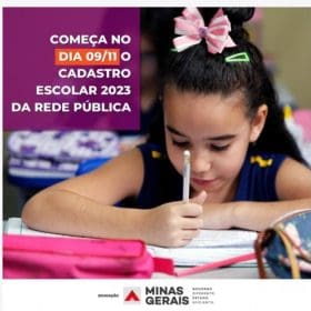 Come&ccedil;a o Cadastro Escolar 2023 para a rede p&uacute;blica de ensino