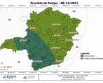Domingo de sol em Divin&oacute;polis, mas meteorologia n&atilde;o descarta chuva a tarde e noite