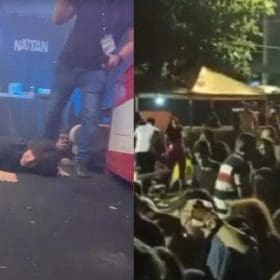 Um homem morreu e nove pessoas ficaram feridas após tiroteio em show de Nattan e Xand Avião, video mostra equipe Nattan deitados no chão