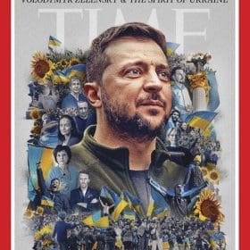 Presidente da Ucrânia, Volodymyr Zelenskiy, é escolhido como personalidade do ano de 2022