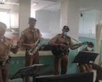 Banda de Música da 7° RPM leva descontração aos pacientes do Hospital Santa Mônica em Divinópolis