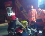 Samu atende v&iacute;timas de atropelamento e facada nesta sexta-feira (09)