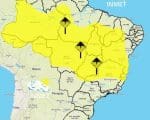 Previs&atilde;o do tempo aponta possibilidade de chuvas a qualquer hora em Divin&oacute;polis