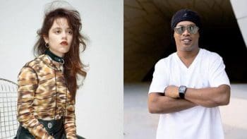 Atriz de Wandinha disse que Ronaldinho Gaúcho é seu jogador de futebol favorito e Ronaldinho manda recado