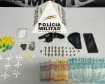 Itaúna: Criminoso com passagens policiais é detido com drogas e mais de R$2 mil