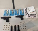 Divinópolis: PM prende homem com armas de fogo e 69 munições