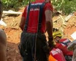 Casa desaba e deixa dois mortos e um ferido em Caratinga, no Vale do Rio Doce