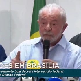 Lula decreta Intervenção Federal na segurança em Brasília: “Forças policiais foram coniventes ou incompetentes”