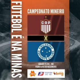 Expectativa do novo cabuloso e a Minas FM transmite Patrocinense x Cruzeiro