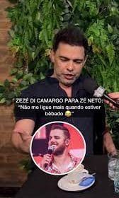 Zezé di Camargo: “Zé Neto, não me liga mais quando estiver bêbado”