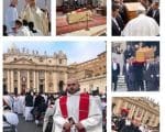 Padre Carlos Henrique da Diocese de Divin&oacute;polis participa do vel&oacute;rio de Bento XVI