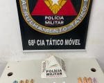 Nova Serrana: Homem é detido com papelotes de cocaína durante operação da PM