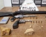Homem é preso com armas e drogas no Porto Velho, em Divinópolis