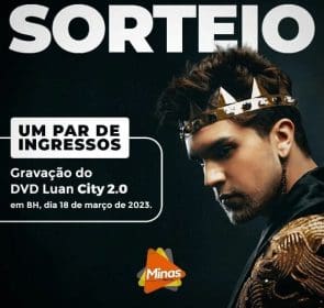 A Minas FM te leva para curtir a grava&ccedil;&atilde;o do DVD do Luan Santana no pr&oacute;ximo s&aacute;bado (18) em BH
