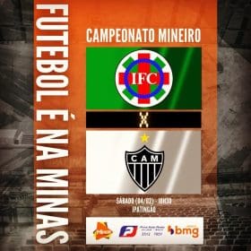 O Tigre est&aacute; de volta e quer surpreender o Galo. Ipatinga x Atl&eacute;tico. A Minas FM transmite.