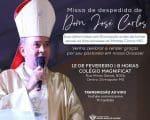 TV Candid&eacute;s transmite &uacute;ltima missa de Dom Jos&eacute; Carlos em Divin&oacute;polis