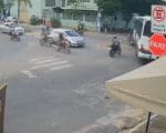 Acidente de moto é registrado em rotatória de Nova Serrana