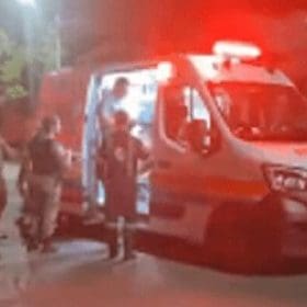 Bairro Santa Lúcia: Samu atualiza estado de saúde de idosa e motociclista após acidente provocado por buraco