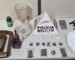 Casal é preso por tráfico de drogas no bairro Candidés