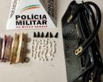 Madame &eacute; pega com drogas na bolsa em Nova Serrana