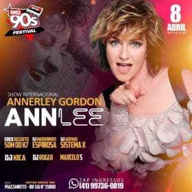 Estrela da eurodance, Ann Lee faz show inédito em Curitiba