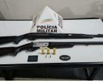 Igaratinga: PM prende acusado com armas e munições