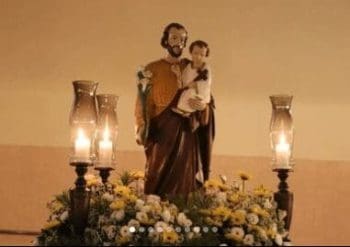 Festa religiosa em homenagem ao padroeiro da Par&oacute;quia de S&atilde;o Jos&eacute; Oper&aacute;rio