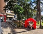 Est&uacute;dio M&oacute;vel da r&aacute;dio Nova Sertaneja esta AO VIVO direto da pra&ccedil;a do Santuario, juntamente com a CLARO