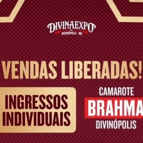 Camarote Brahma já está a venda na loja da Divinaexpo