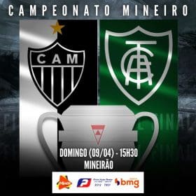 Decis&atilde;o! Grito de Campe&atilde;o. Atl&eacute;tico x Am&eacute;rica. A Minas FM transmite