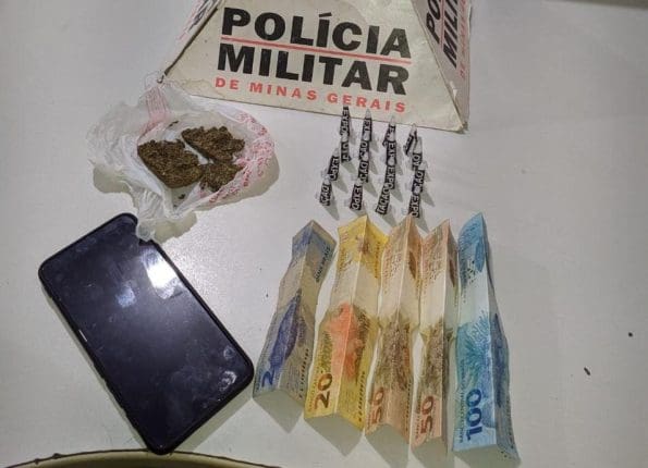 Homem é preso por tráfico de drogas em Cláudio
