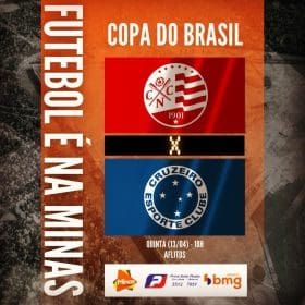 Raposa estreia Pepa e na Copa do Brasil. Náutico x Cruzeiro. A Minas FM transmite.