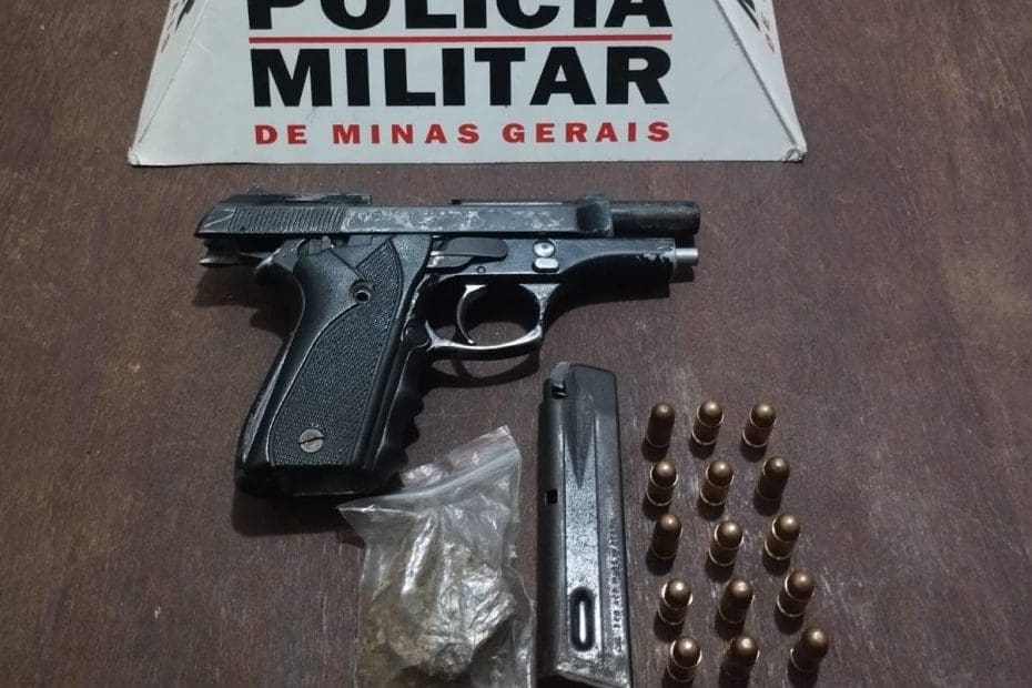 Homem &eacute; preso por tr&aacute;fico de drogas e porte ilegal de arma em S&atilde;o Gon&ccedil;alo do Par&aacute;