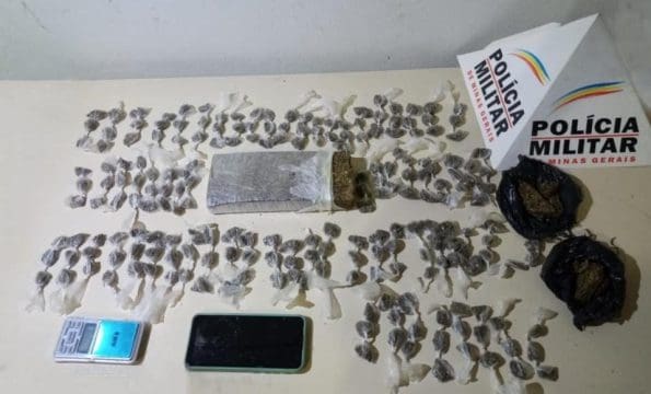 Homem tenta fugir da PM, mas é preso com maconha em São Gonçalo do Pará