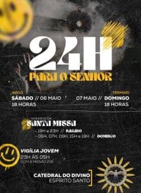 Jovens em vig&iacute;lia pela ora&ccedil;&atilde;o nas 24h para o Senhor