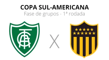Colho estreia na Sul-Americana diante de forte rival &ndash; Am&eacute;rica x Pe&ntilde;arol