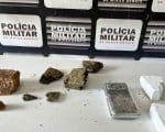 Dores do Indaiá: Suspeitos de tráfico são presos com cocaína e pedras de crack